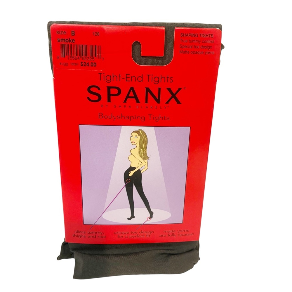 SPANX Size B Smoke Grey Original Body Shaping Tight End Tights Shapewear NEW